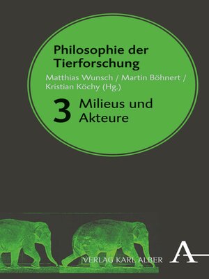 cover image of Philosophie der Tierforschung